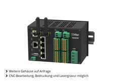 Bild: Gehäuse für eine SPS Steuerung inkl. Klemmen und Gehäusebearbeitung