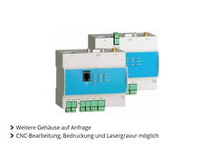 Bild: Angepasstes Gehäuse mit Bedruckung und Lasergravur