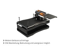 Standargehäuse, Schwarz mit Batteriefach